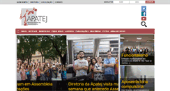 Desktop Screenshot of apatej.org.br